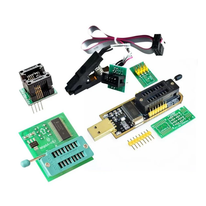 Programador CH341A SOP8 Clip 1.8V Base EEPROM BIOS 1