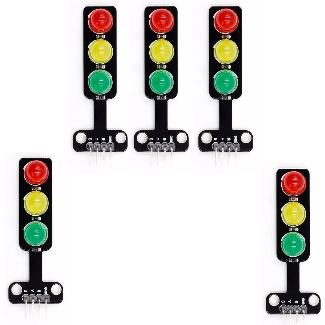 Pack X5 Modulo Semaforo LED 3 Colores Compatible Arduino 1
