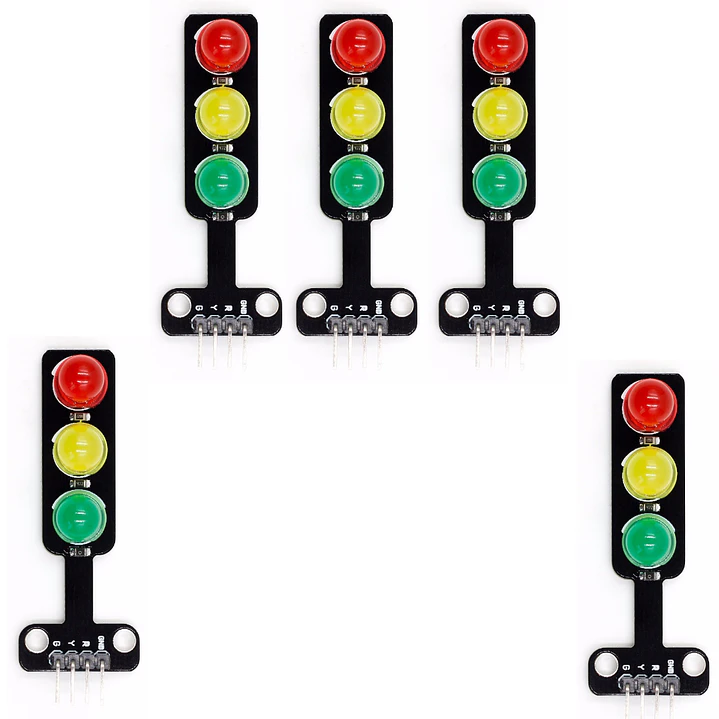 Pack X5 Modulo Semaforo LED 3 Colores Compatible Arduino 1