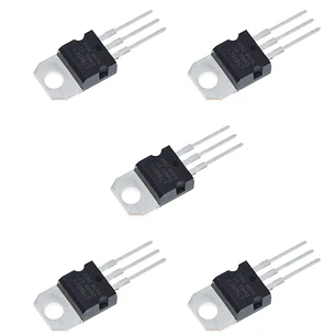 Pack 5 Reguladores Voltaje L7805CV 5V TO220 Arduino Fuente