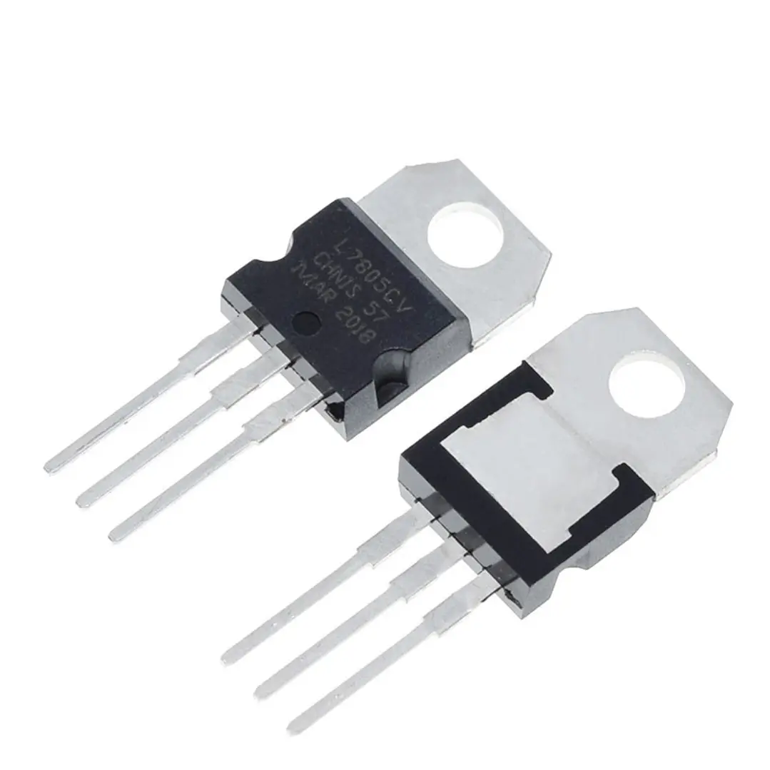 Pack 5 Reguladores Voltaje L7805CV 5V TO220 Arduino Fuente 4