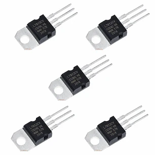 Pack 5 Reguladores Voltaje L7812CV 12V TO220 Fuente DC