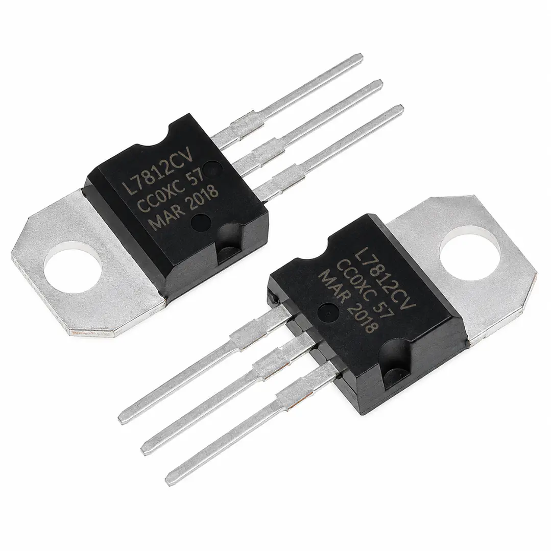 Pack 5 Reguladores Voltaje L7812CV 12V TO220 Fuente DC 3