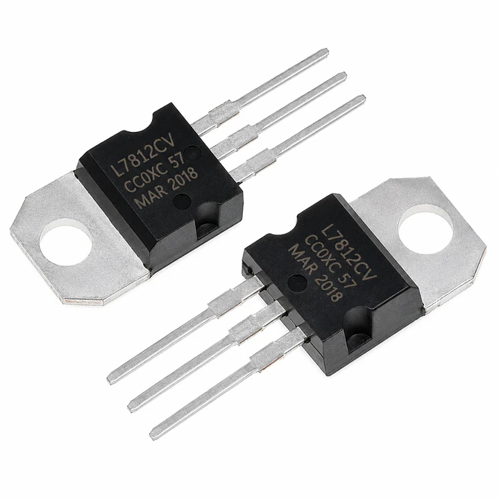Pack 5 Reguladores Voltaje L7812CV 12V TO220 Fuente DC 3