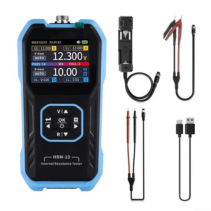 FNIRSI HRM-10 Tester De Resistencia Interna Para Baterías 1
