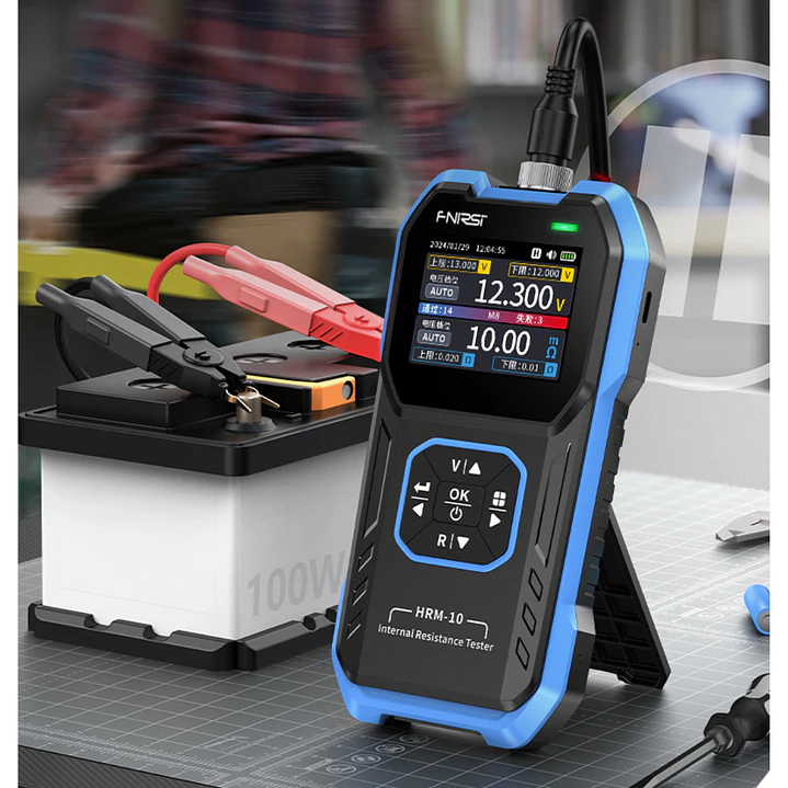 FNIRSI HRM-10 Tester De Resistencia Interna Para Baterías 8