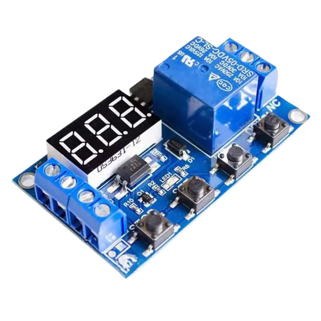 Módulo Relé Temporizador Digital Delay Timer USB Tipo C 2