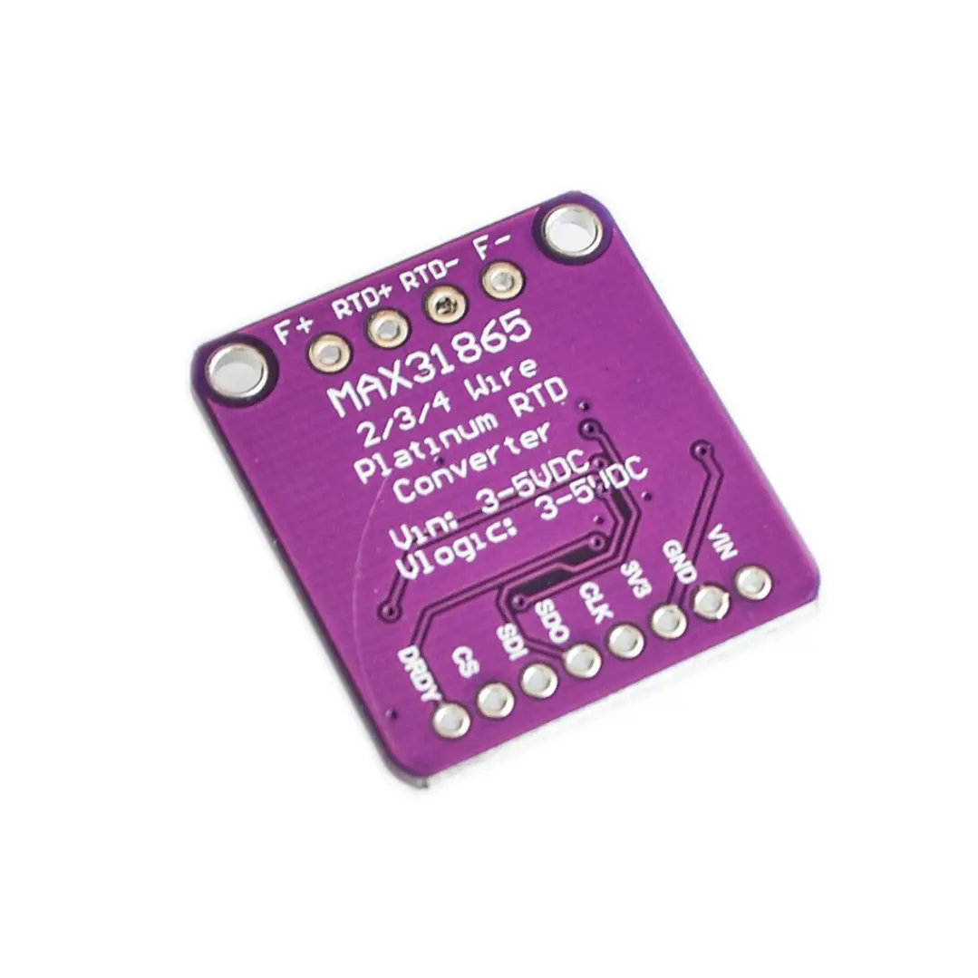 Combo MAX31865 + Sonda PT100 Clase A 3 Hilos 2m 4