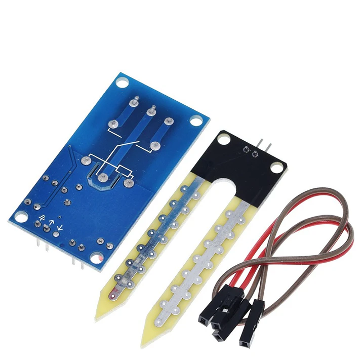 Módulo Riego Automático Humedad Suelo Relé 12V 3