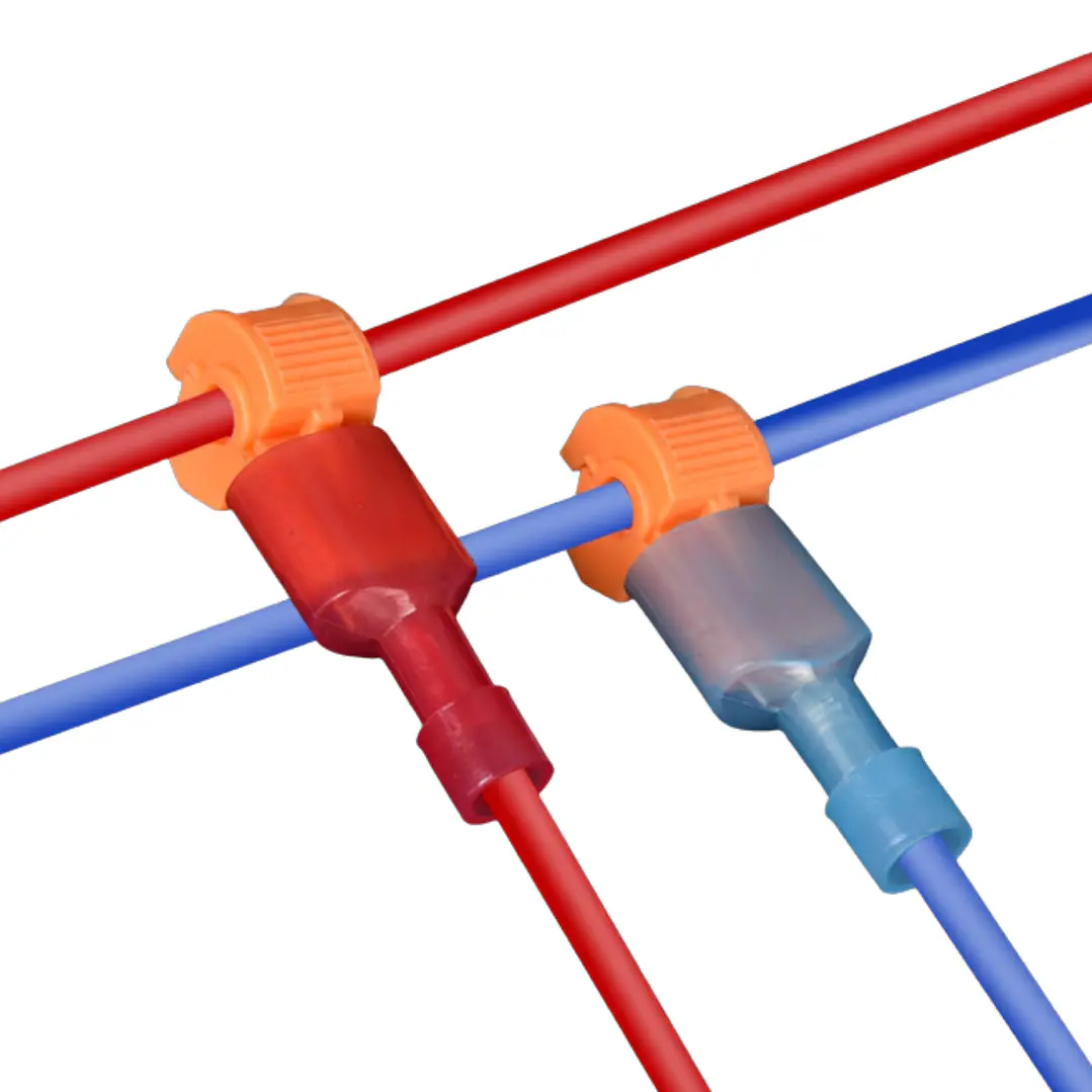 Conector Rapido T2 Azul Derivacion Cable Pack x100 1