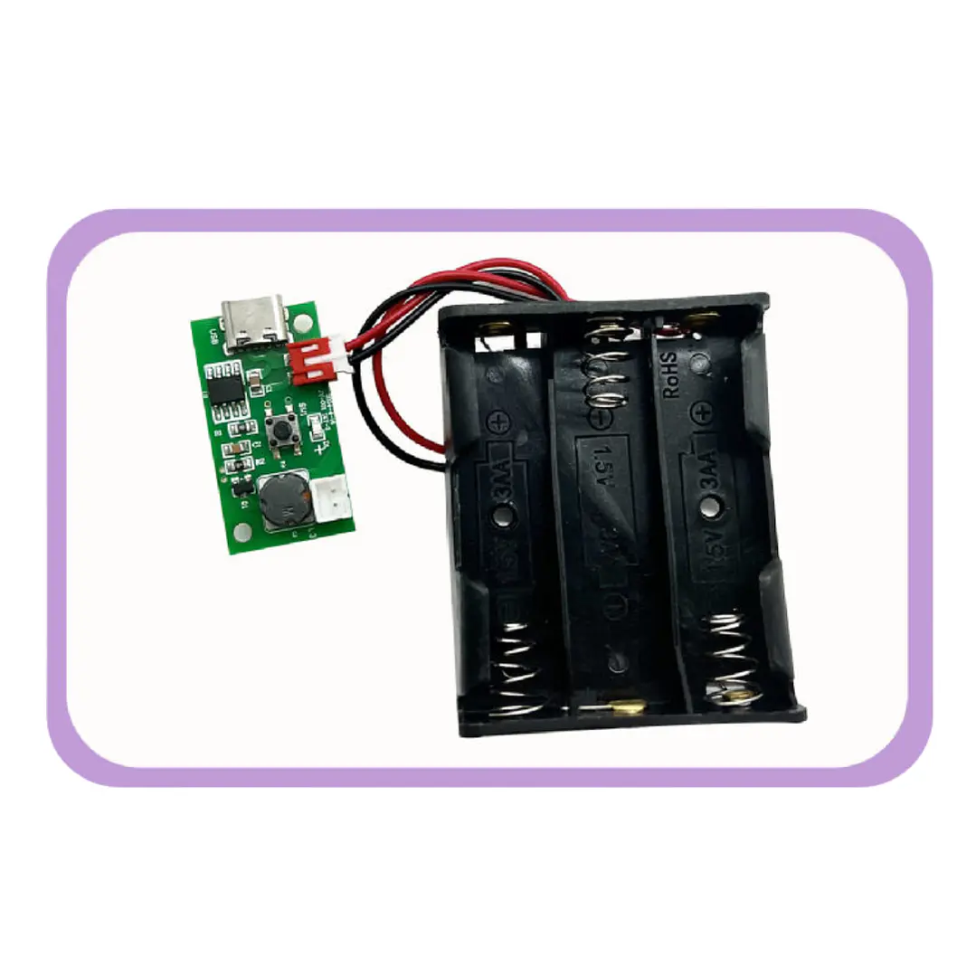 Pack 5x1 Atomizador USB Doble Alimentación Kit humificador 4