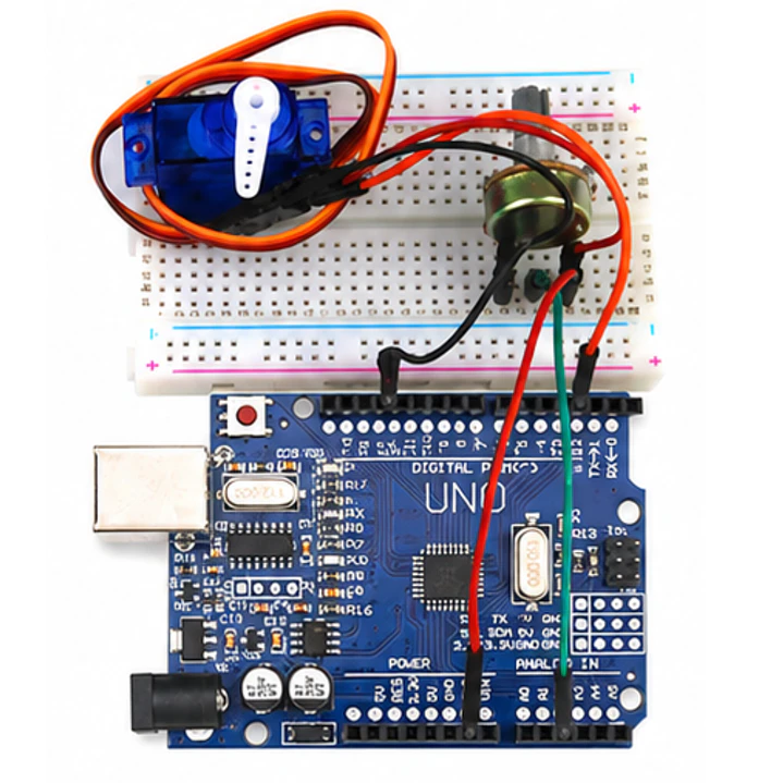 Kit Starter Compatible Arduino UNO R3 Ultrasónico LCD Servo 4