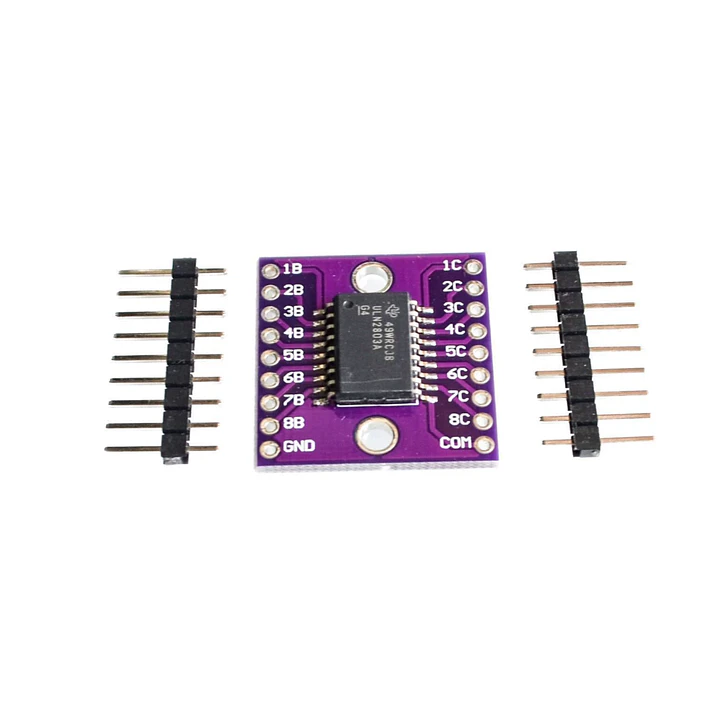 Módulo Driver ULN2803A Darlington 8 Canales 50V 500mA 4