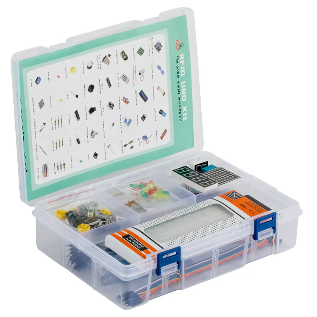 Kit Iniciacion Compatible Arduino R3 Mejorada Motores LCD 2
