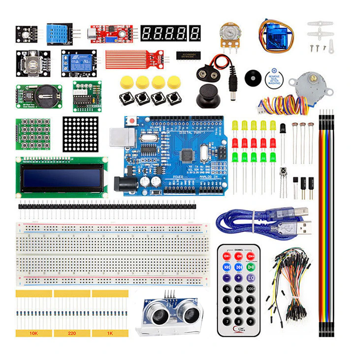 Kit Iniciacion Compatible Arduino R3 Mejorada Motores LCD 3