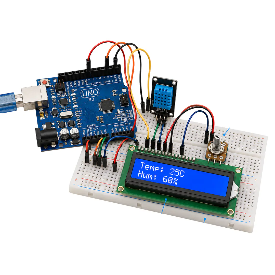 Kit Iniciacion Compatible Arduino R3 Mejorada Motores LCD 5