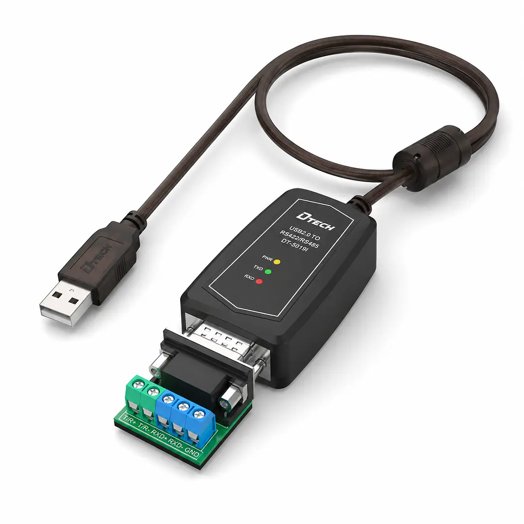 USB a RS485 RS422 Industrial DTECH DT-5019I Aislado 0.5M 1