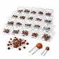 Kit 300 Capacitores Cerámicos 30 Valores 2pF-100nF 10 c/u - Miniatura 1