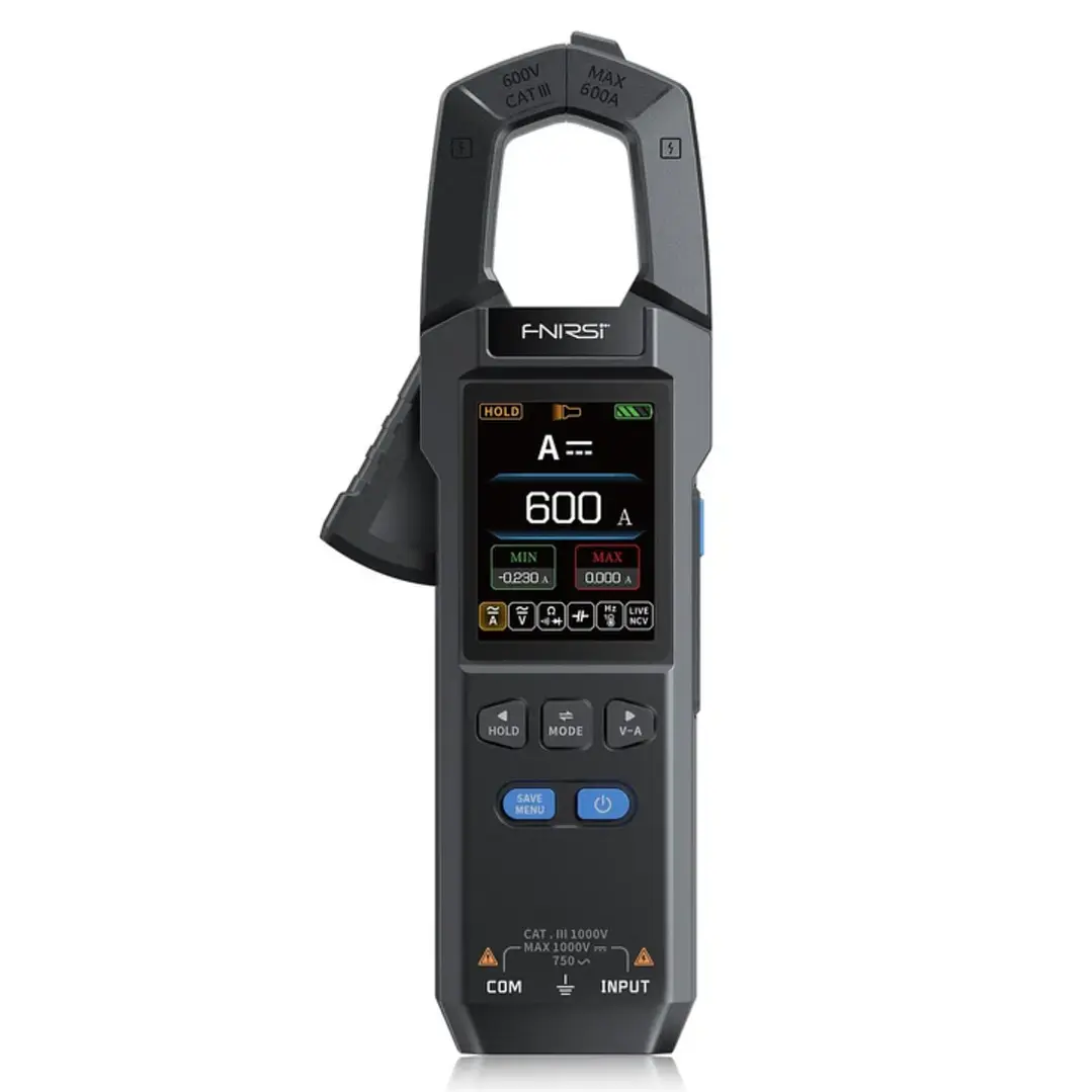 Pinza Amperimétrica FNIRSI DMC-100 AC/DC 600A True RMS 3