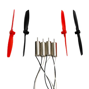 Kit 4 Motores Coreless 716 + 4 Hélices Para Mini Dron DIY