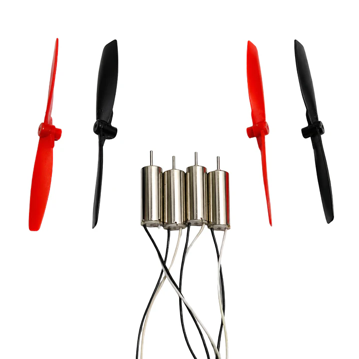 Kit 4 Motores Coreless 716 + 4 Hélices Para Mini Dron DIY 1