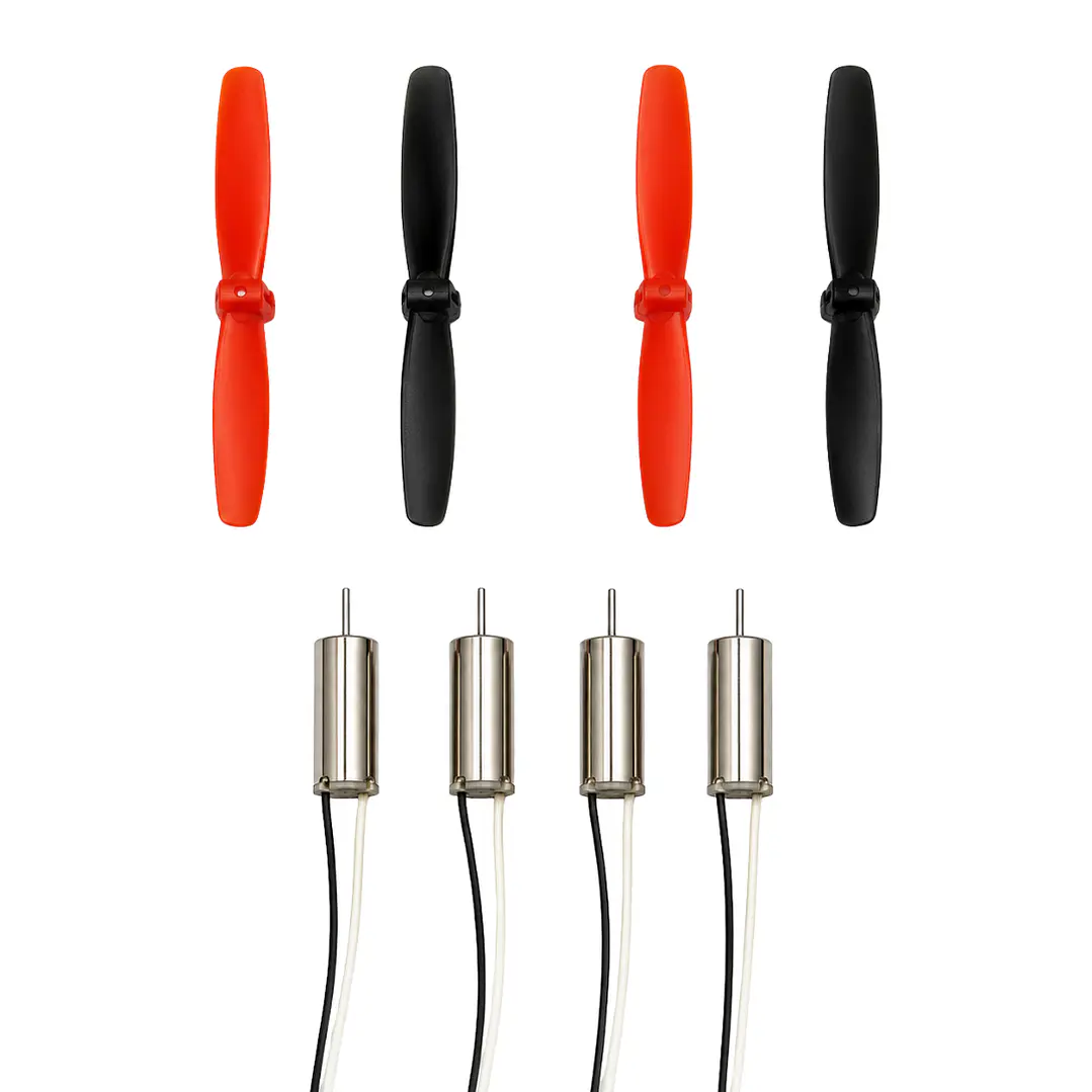 Kit 4 Motores Coreless 716 + 4 Hélices Para Mini Dron DIY 5