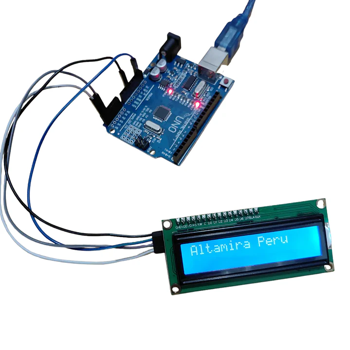 Pantalla LCD1602A con Fondo Verde y Módulo I2C (PCF8574T) 6