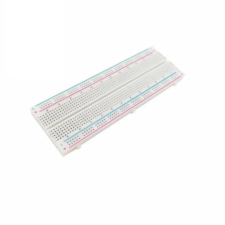 Kit Protoboard MB102 830 Puntos Fuente 3.3V 5V Jumpers 2