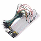 Kit Protoboard MB102 830 Puntos Fuente 3.3V 5V Jumpers - Miniatura 5