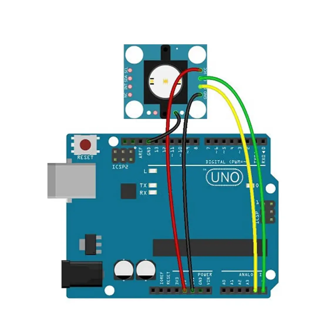 Módulo Sensor Color RGB I2C UART 3-5V GY-33 TCS34725 8