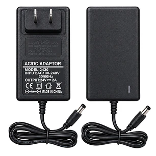 Adaptador Fuente poder 24V 2A 48W DC 5.5x2.1mm 1m