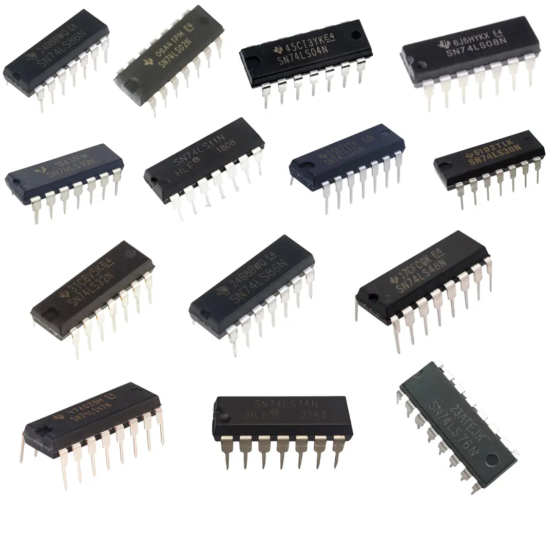 Kit 14 Circuitos Integrados TTL SN74LS Serie DIP 1