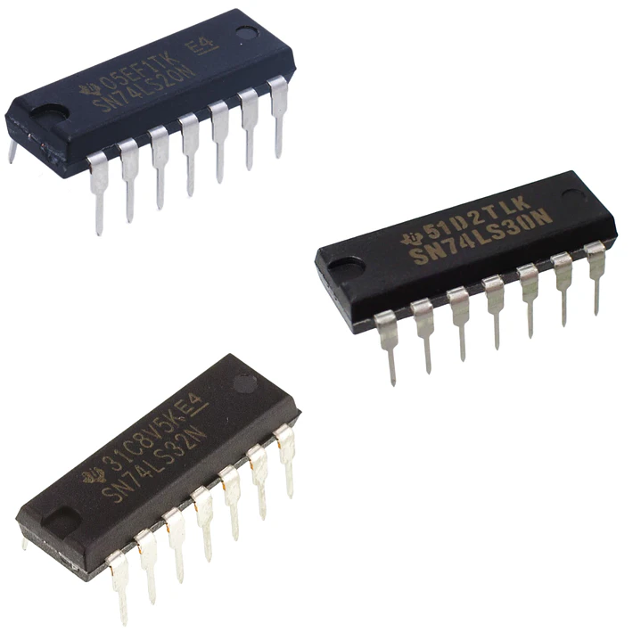Kit 14 Circuitos Integrados TTL SN74LS Serie DIP 3
