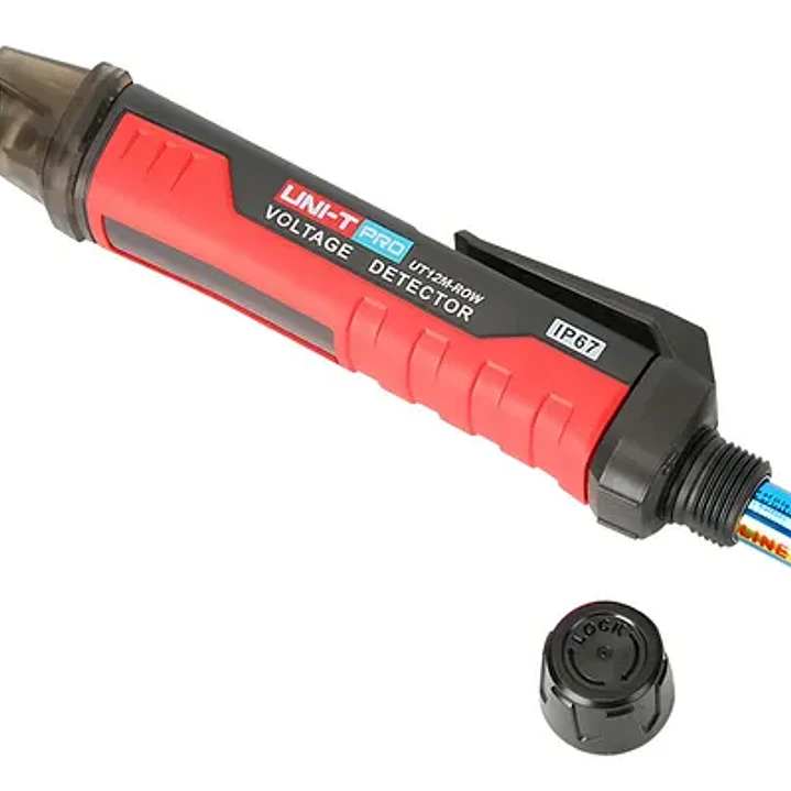 Detector de Voltaje Luminoso Sonoro Uni-T UT12M 1000V 24V Inalámbrico Linterna 6
