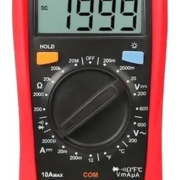 Multímetro digital UNI-T UT33C+ 600V AC/DC medición de temperatura CAT II 600V 2