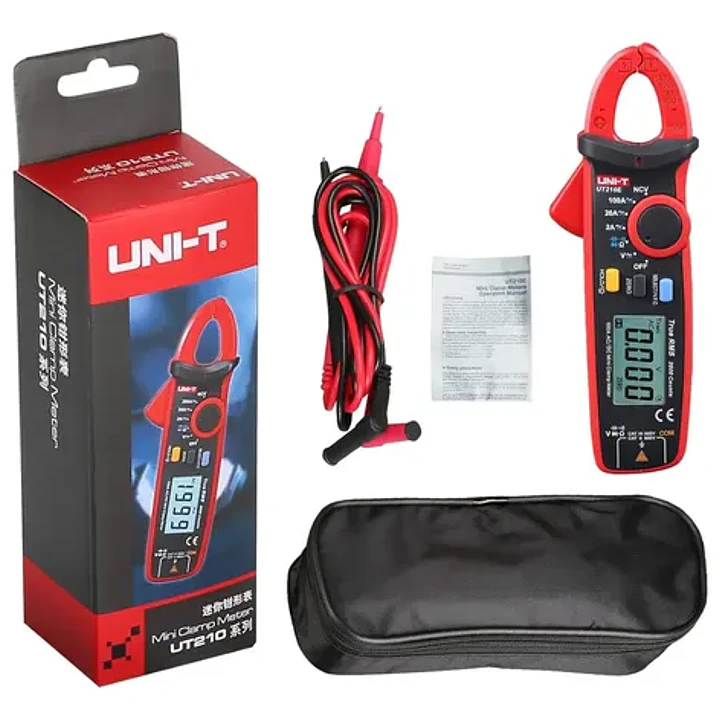 Pinza Amperimétrica Digital Uni-T UT210E 100A AC/DC True RMS Auto-Rango 1