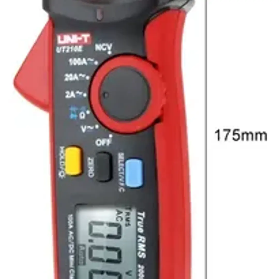 Pinza Amperimétrica Digital Uni-T UT210E 100A AC/DC True RMS Auto-Rango 5