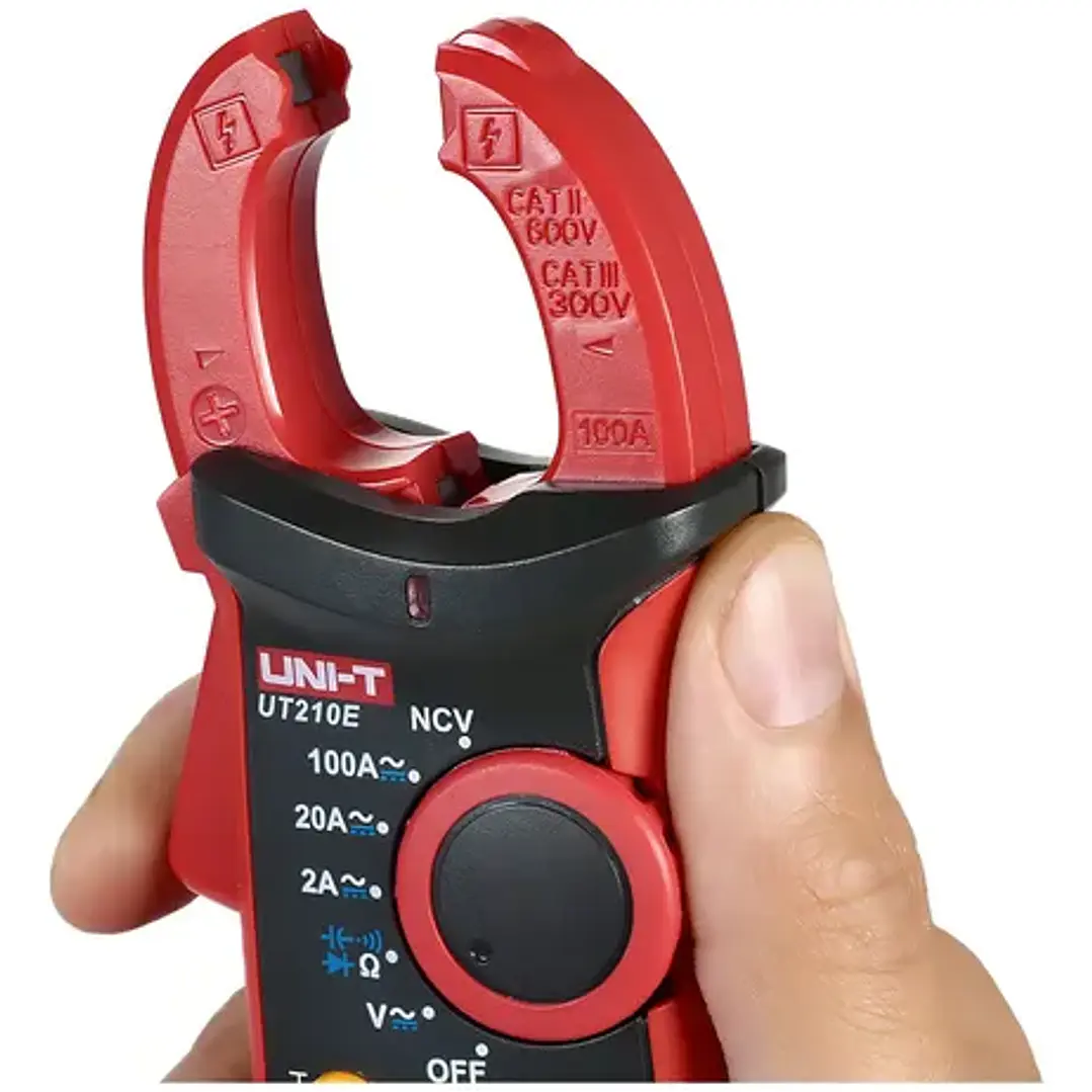 Pinza Amperimétrica Digital Uni-T UT210E 100A AC/DC True RMS Auto-Rango 9