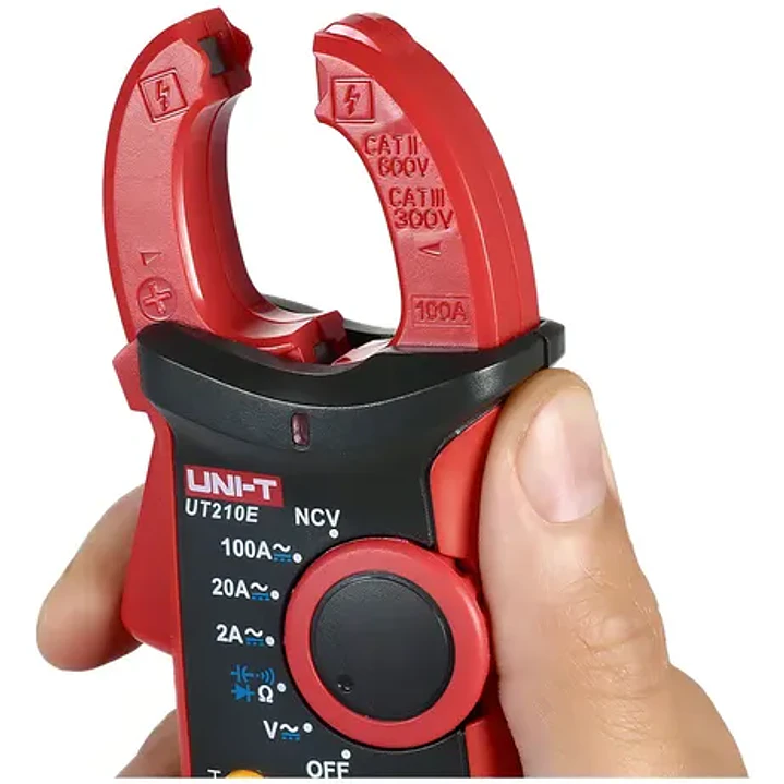 Pinza Amperimétrica Digital Uni-T UT210E 100A AC/DC True RMS Auto-Rango 9
