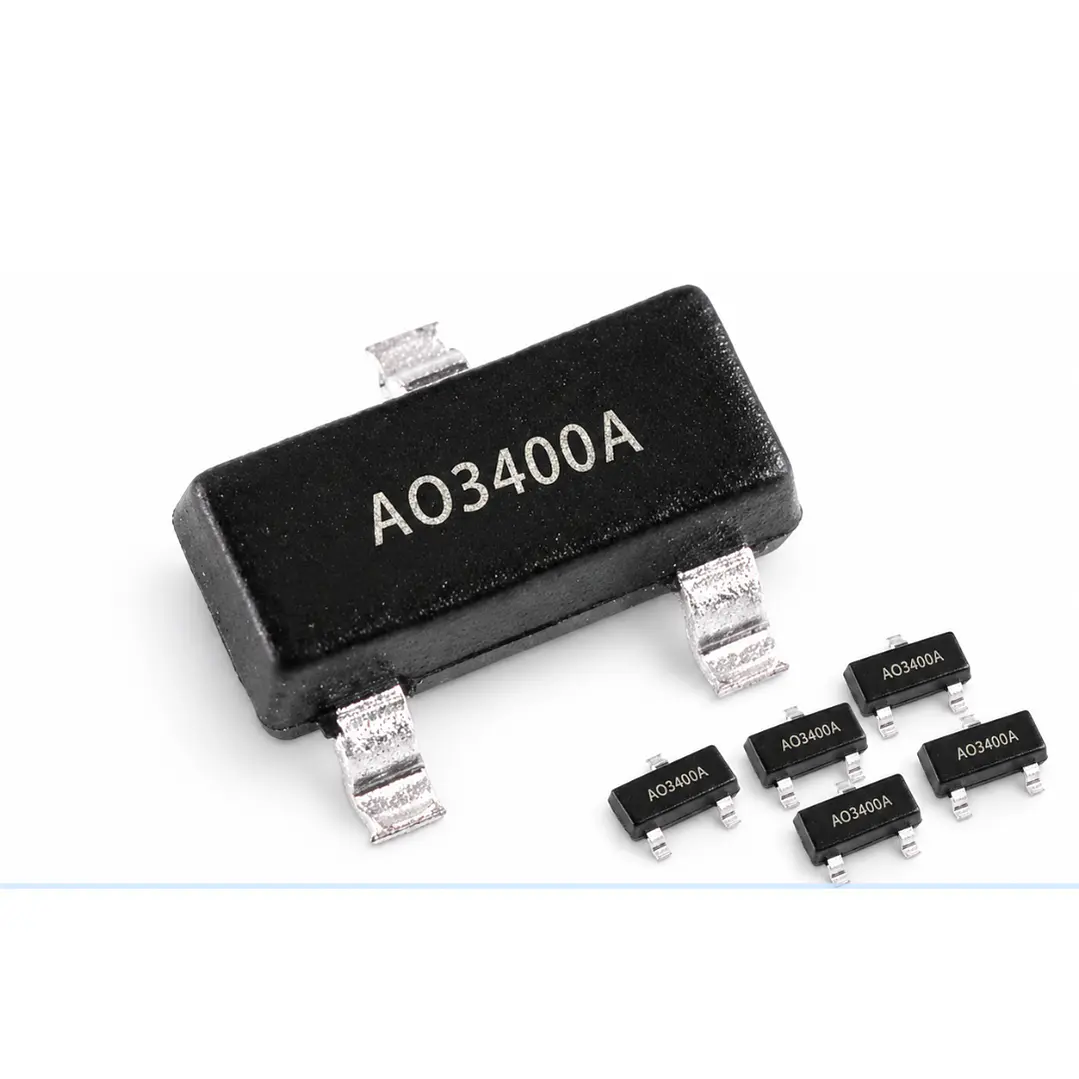 Pack 20 Mosfet AO3400A Canal N 30V 5.7A SOT-23 3