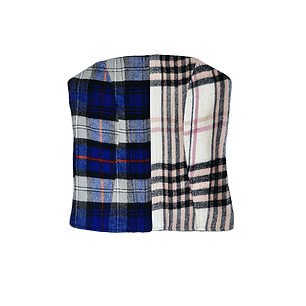 Corset strapless dual tartán talla xs-s