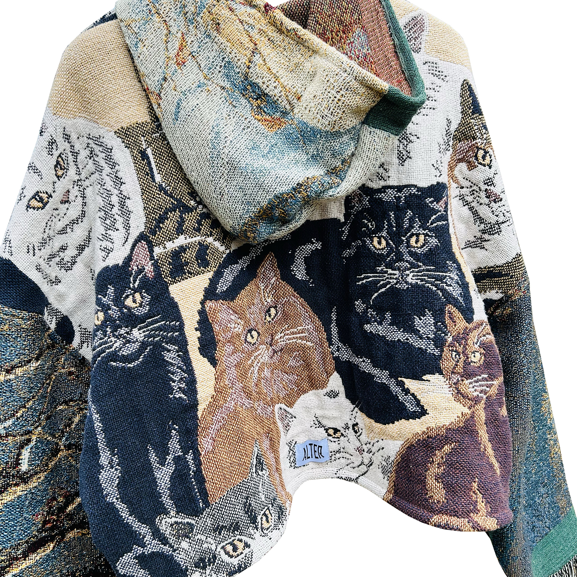 Polerón mix tejidos cats talla M 3