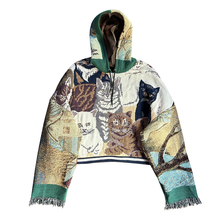 Polerón mix tejidos cats talla M 1