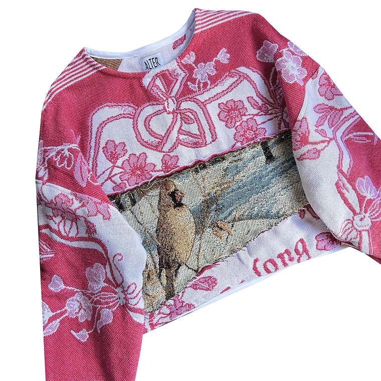 Polerón mix tejidos birds talla M  3