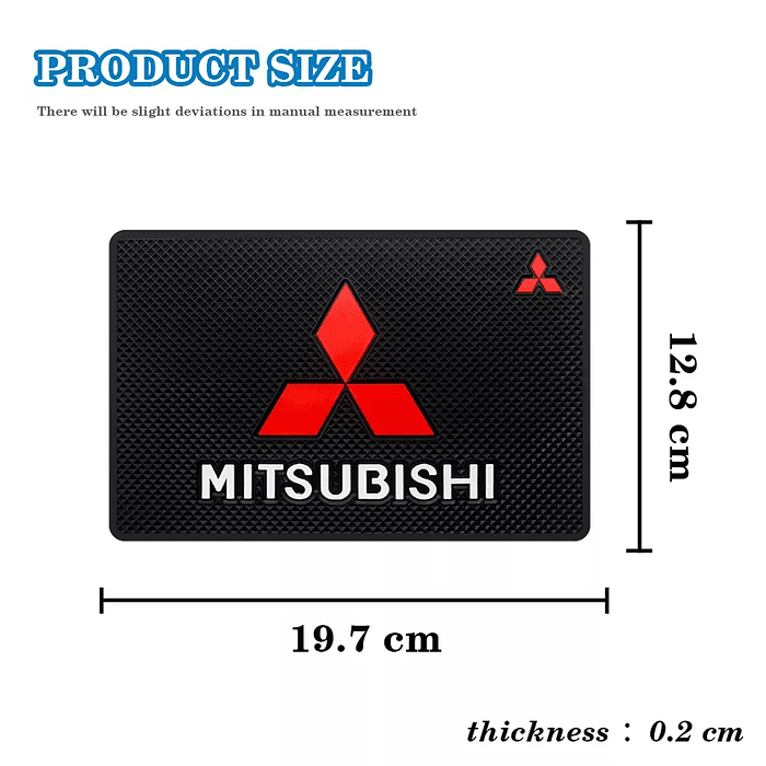 Alfombrilla Antideslizante para Tablero de auto Mitsubishi 3