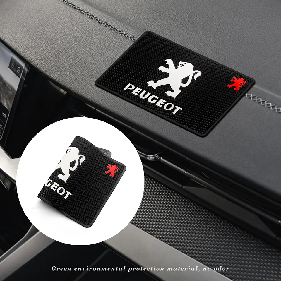 Alfombrilla Antideslizante para Tablero de auto Peugeot 3