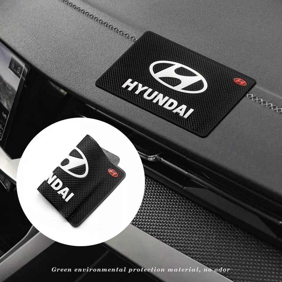 Alfombrilla Antideslizante para Tablero de auto Hyundai 4
