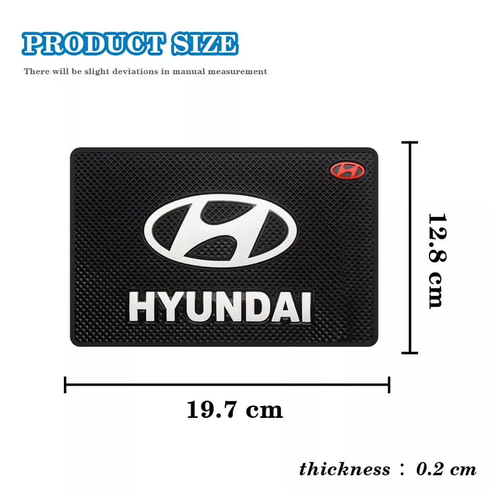 Alfombrilla Antideslizante para Tablero de auto Hyundai 5