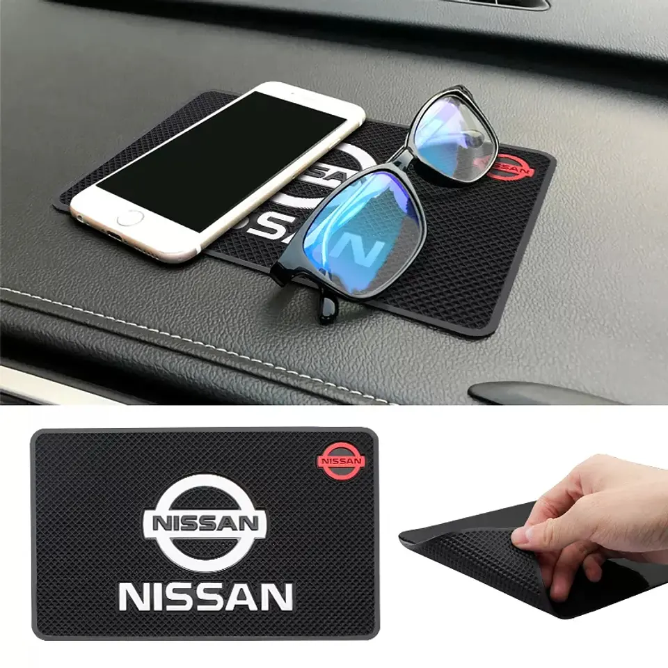 Alfombrilla Antideslizante para Tablero de auto Nissan 9