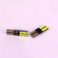 X2 Ampolletas led T10 W5W cola de pez canbus 24 led blanca - Miniatura 3